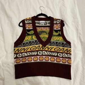ganni sweater vest.